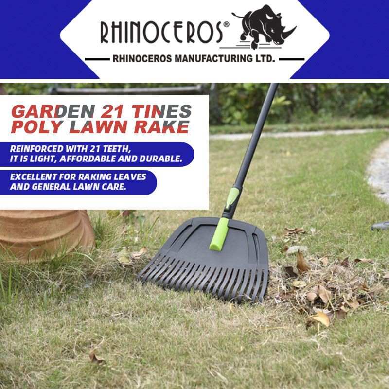product-1-1 garden rake with rainforced PP head