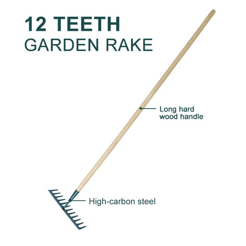 wooden garden rake 12 teeth wooden garden rake 12 teeth