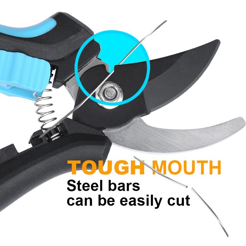 product-800-800 hand bypass pruners with cutting steel wire function