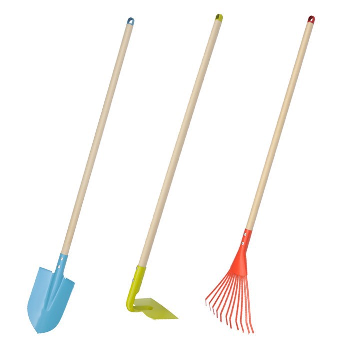 Kids garden leaf rake set