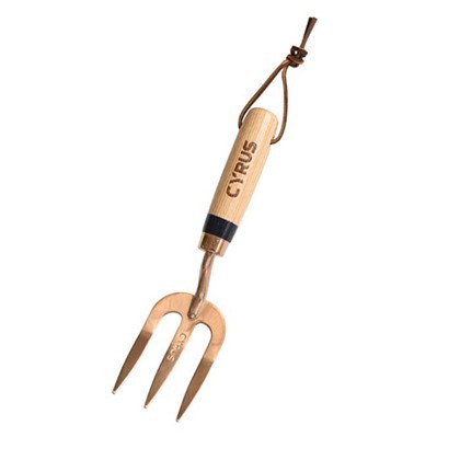 Fourchette à main de jardin en acier inoxydable